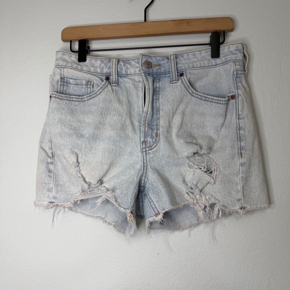 Old Navy - OG Straight High Rise Secret Slim Pockets Denim Shorts Sz 8